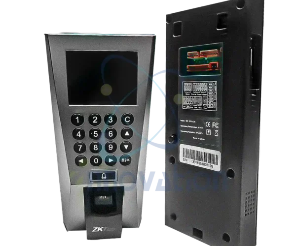 Lecteur biométrique ZKTeco - Terminal de contrôle d'accès empreinte digitale + clavier PIN + écran couleur, connectivité Ethernet