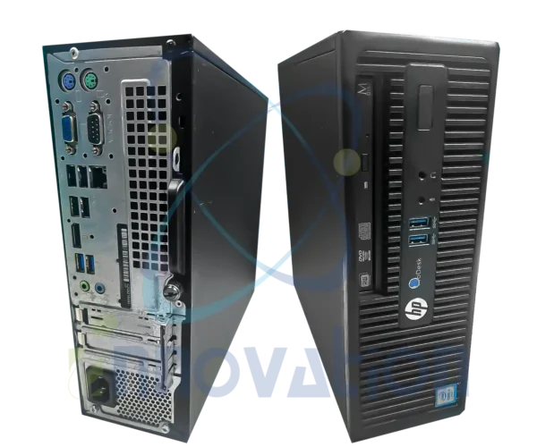 Unité centrale HP EliteDesk 800 G2 SFF - Tour compacte reconditionné, ports VGA/Serie/USB3.0, lecteur DVD, Intel Core i5/i7