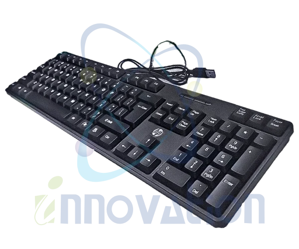 Clavier filaire HP USB AZERTY - Clavier bureautique filaire standard